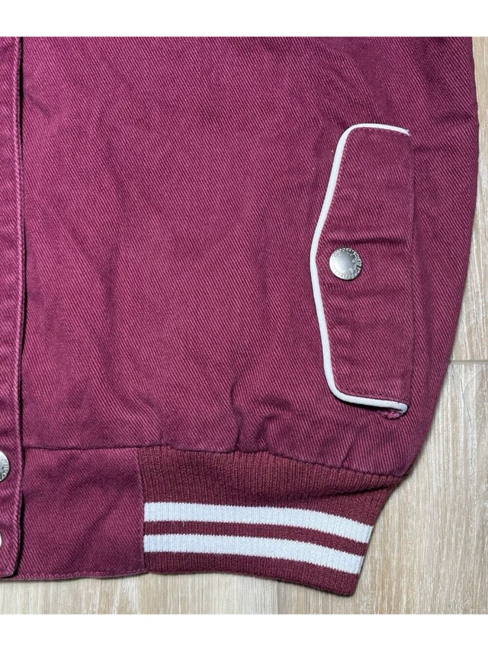 Big Boy North Carolina Central University Red Bomber Jacket - Size Small - Picture 12 of 16